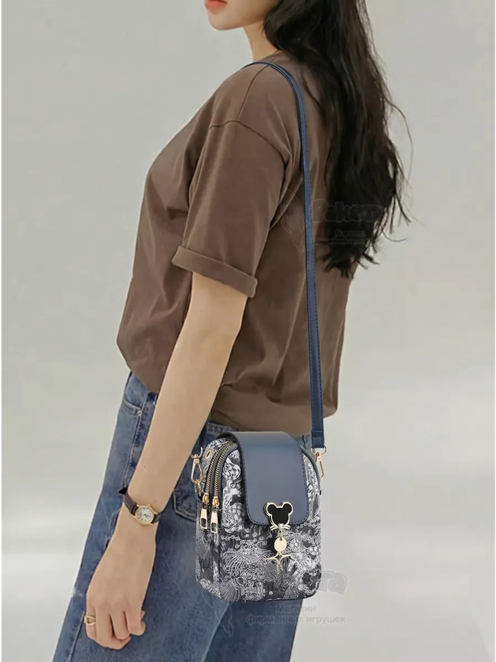 Сумка для девочки подростка на плечо кросс боди
