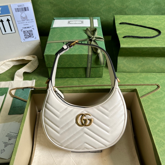 Gucci Marmont Half Moon Shaped Bag