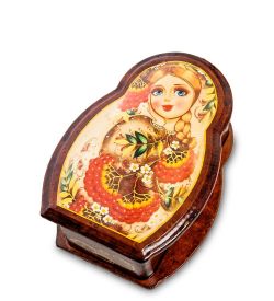 ШК-11/59-B Шкатулка в технике декупаж «Матрешка» (14х10х5)
