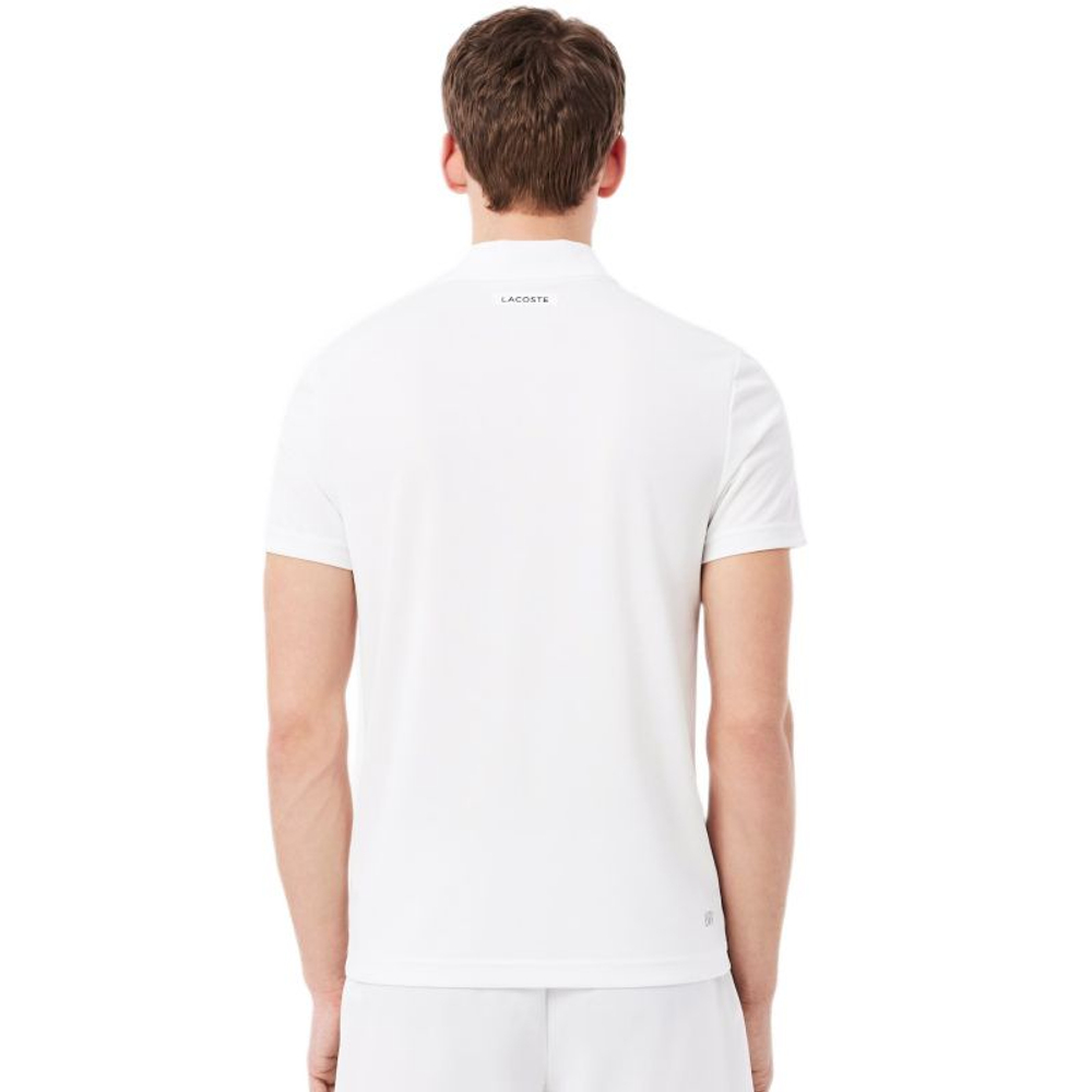 Мужское теннисное поло Lacoste Tennis x Daniil Medvedev - white
