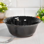 Салатник 20см Black волна