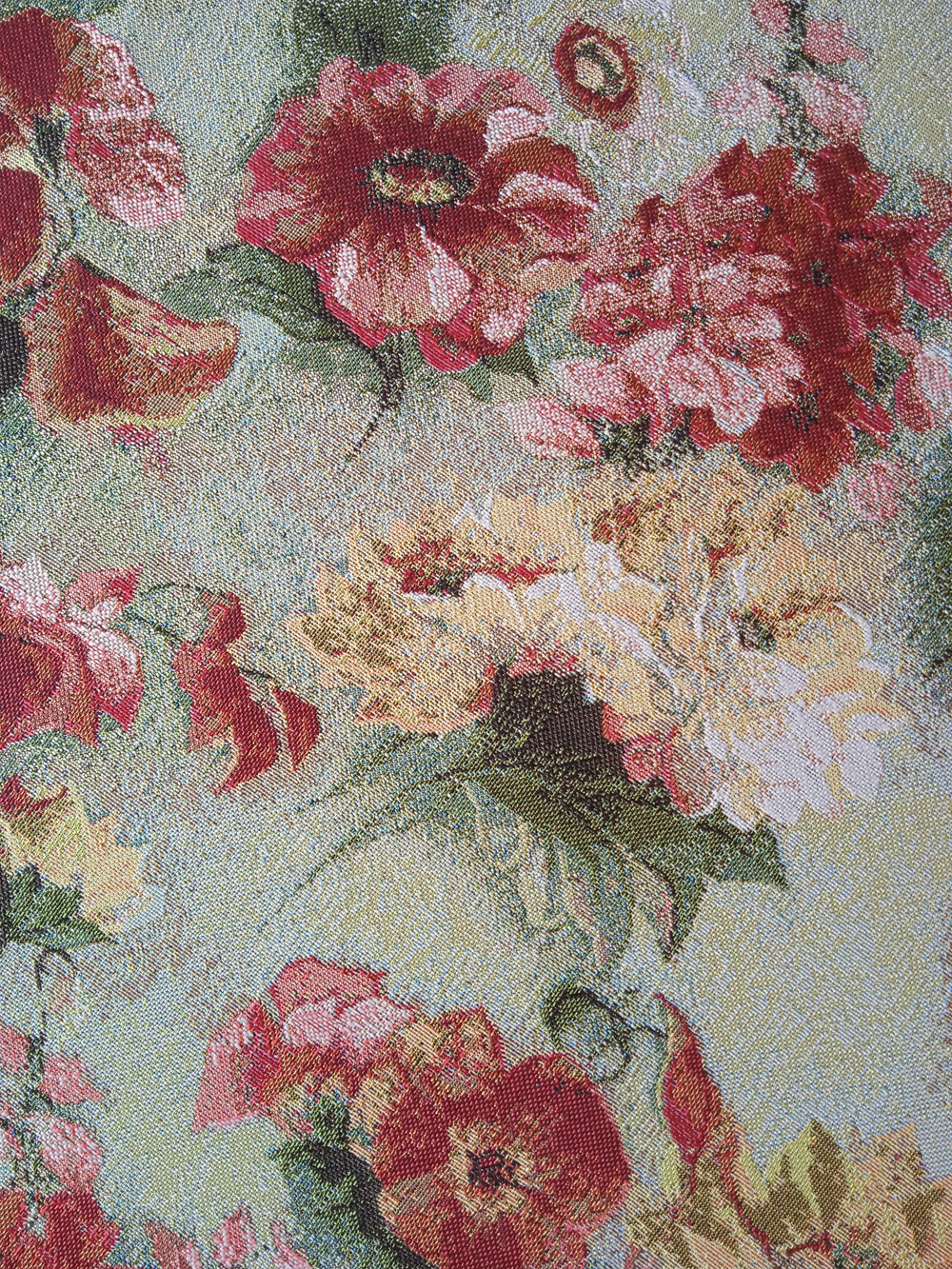 Гобеленовая скатерть Акварельные пионы D 160 см