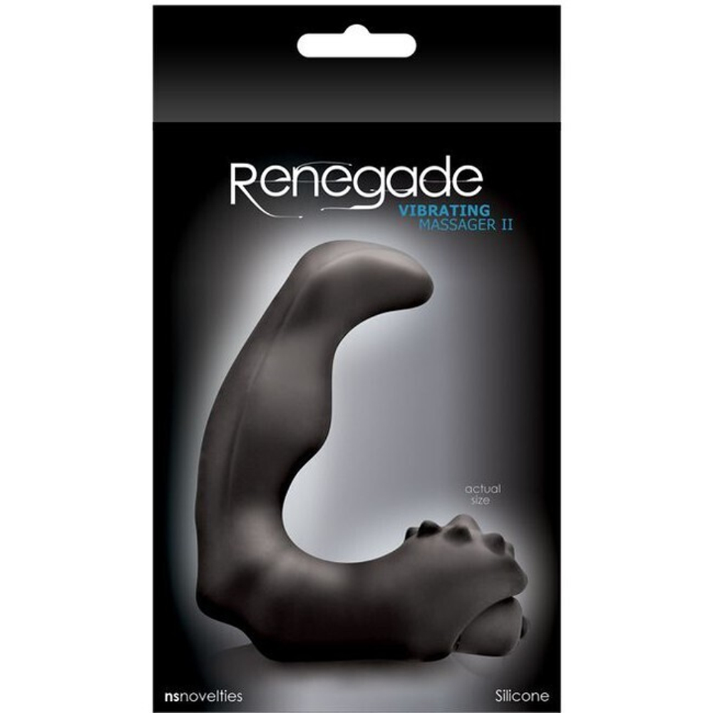 Стимулятор простаты с вибрацией Renegade Vibrating Massager 2 (Цвет: черный)