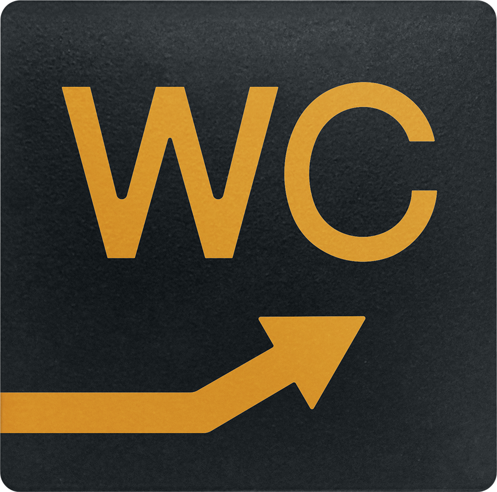 Туалет, WC, направо/вверх