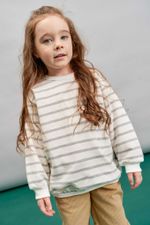 Свитшот "Полоска Пепел" облегченный