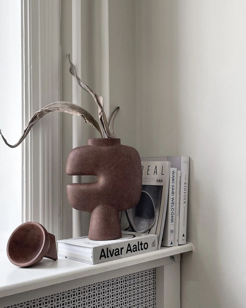 Ваза Tribal Vase, Medio - Terracotta