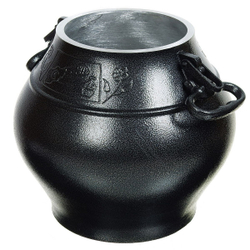 Казан афганский алюминий, 20 л, с крыш, чер, ach20