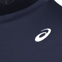 Мужское теннисное поло ASICS Court Shortsleeve Tee T-Shirt Men - Dark Blue, White