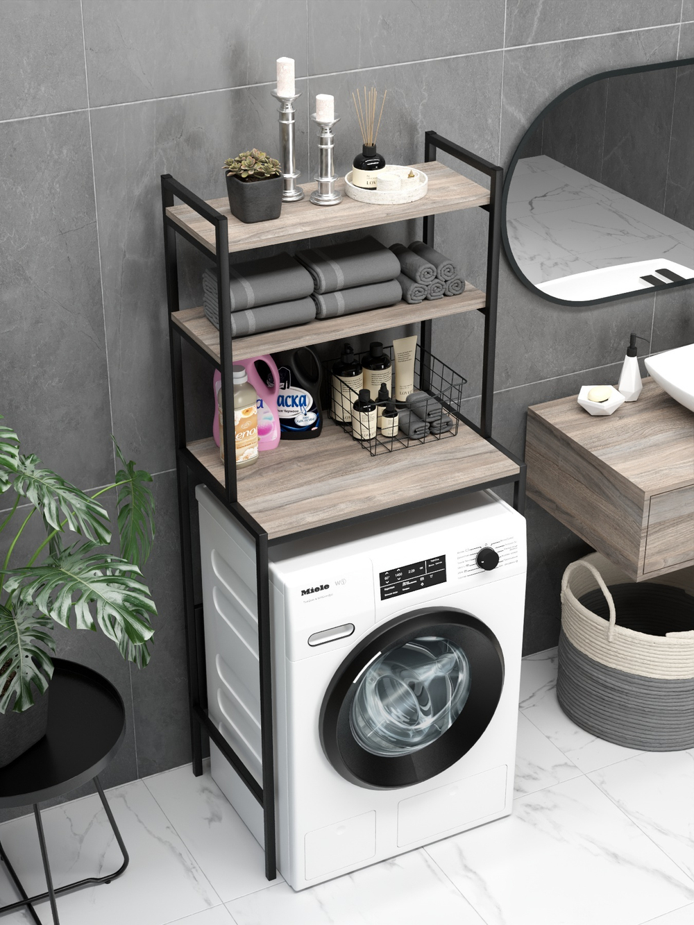 Стеллаж для ванной и стиральной машины UNDA