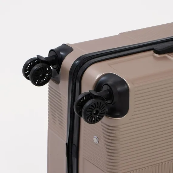 Чемодан маленький 24&quot; кодовый замок, цвет золотой