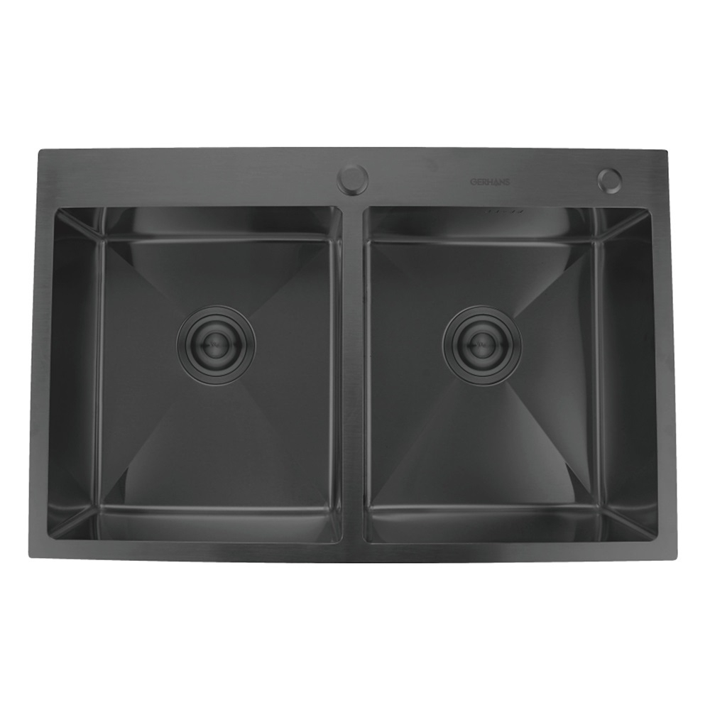 Кухонная мойка премиум GERHANS K37850B-S  780*500 графит