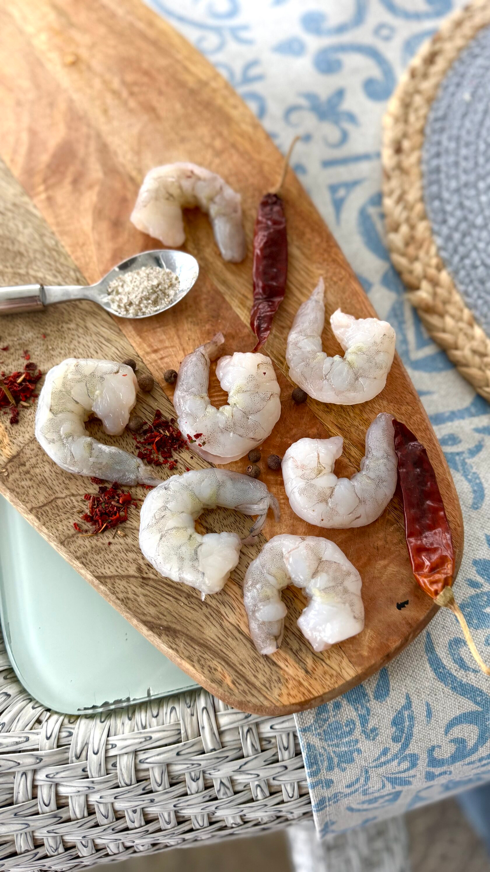 Креветка Ваннамей очищенная на хвосте (премиум) 21/25