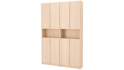 Стеллаж Билли 16 Дуб Молочный 8622 160*30*237 см, Светло-бежевый   Фиеста