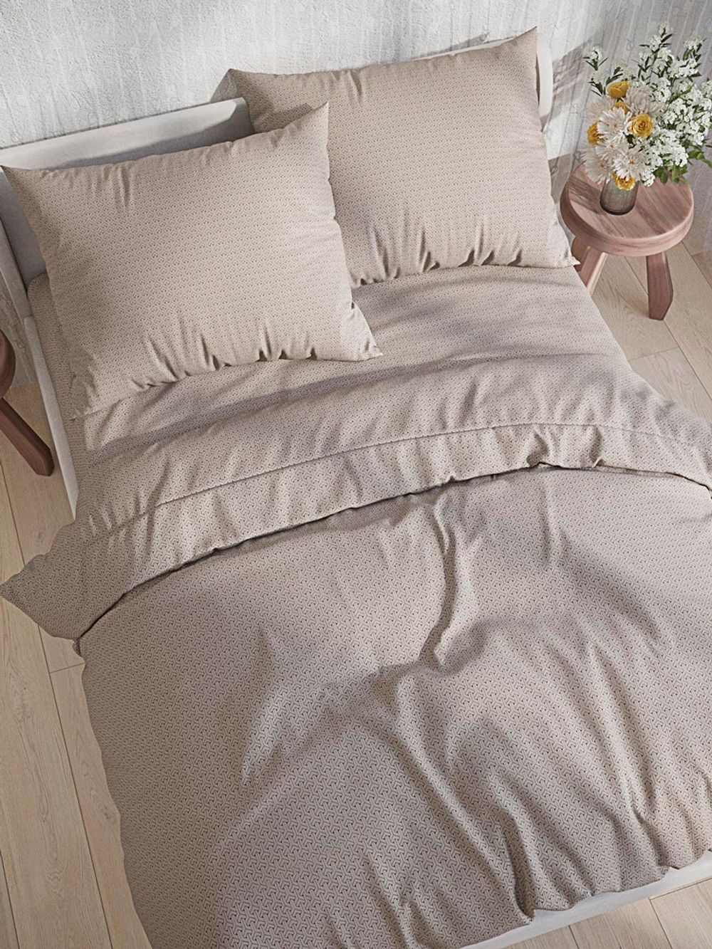 Наволочка комплект 2шт перкаль Сказка "Grafico" 40x60 см на молнии