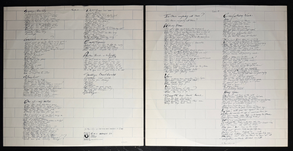 Pink Floyd - The Wall 2LP (Швеция 1979г.)