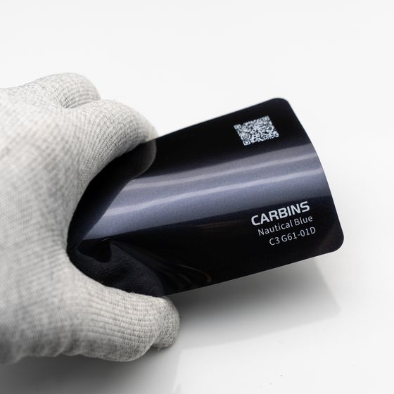 Веер образцов виниловой цветной пленки Carbins