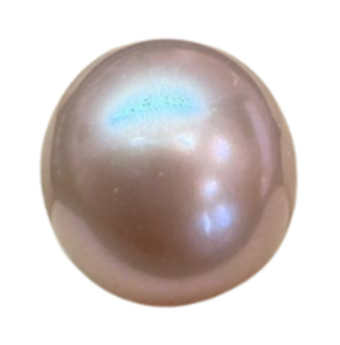 Жемчуг пресноводный лавандовый пуговица 8.0-8.5 мм
