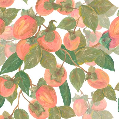 Спелая и сочная медовая хурма