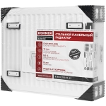 Радиатор панельный профильный ROMMER Compact тип 33 - 500x400 мм (подкл.боковое, белый)