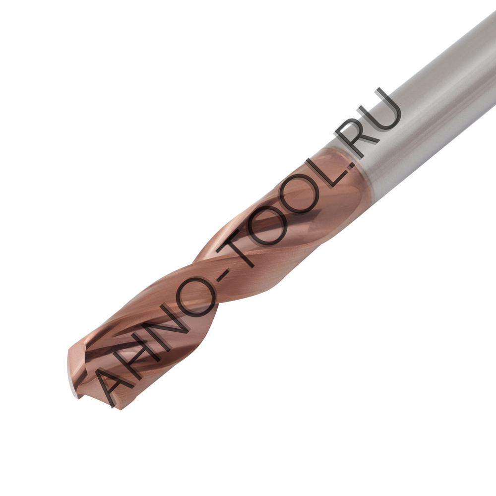 Сверло  5.9мм  твердосплавное 3D без подвода СОЖ. SP-X800030590 VHM AHNO по стали, чугуну, нерж. и ж