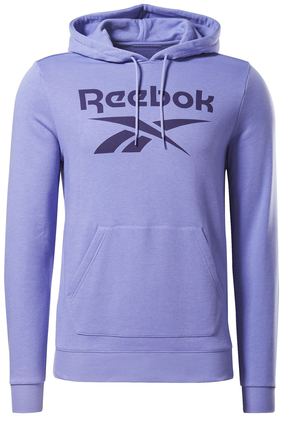 Мужская теннисная кофта Reebok Identity Big Logo Hoodie M - hyper purple