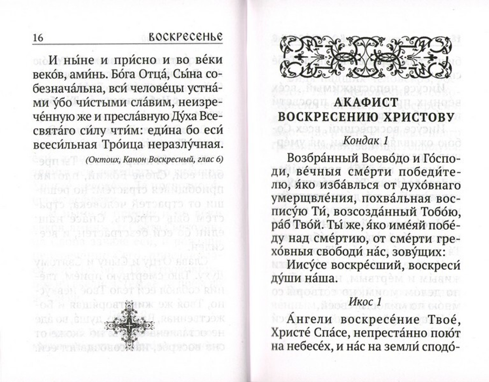 Каноны, акафисты, молитвы и псалмы на каждый день седмицы