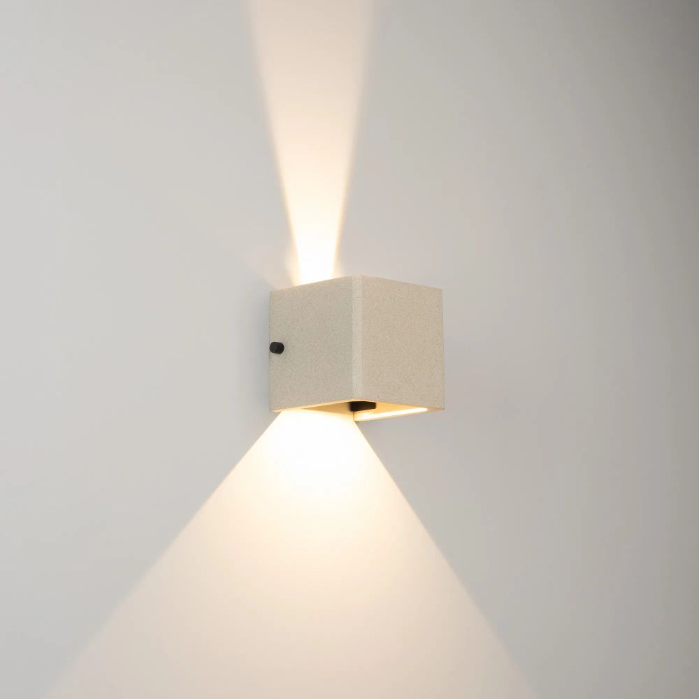 Светильник LGD-PERAN-WALL-S120x120-6W Warm3000 (WH, 0-80 deg, 230V) (Arlight, IP65 Бетон, 3 года) 058169