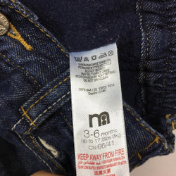 Джинсы Mothercare утепленные на 3/6 месяцев
