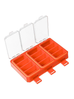 Коробка универсальная для мелочей Nisus 14x10x2.5 см, оранжевая