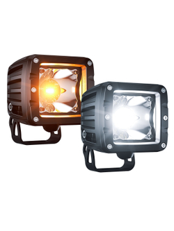 Светодиодные фары дальнего света AURORA 76x76 мм 30W LED