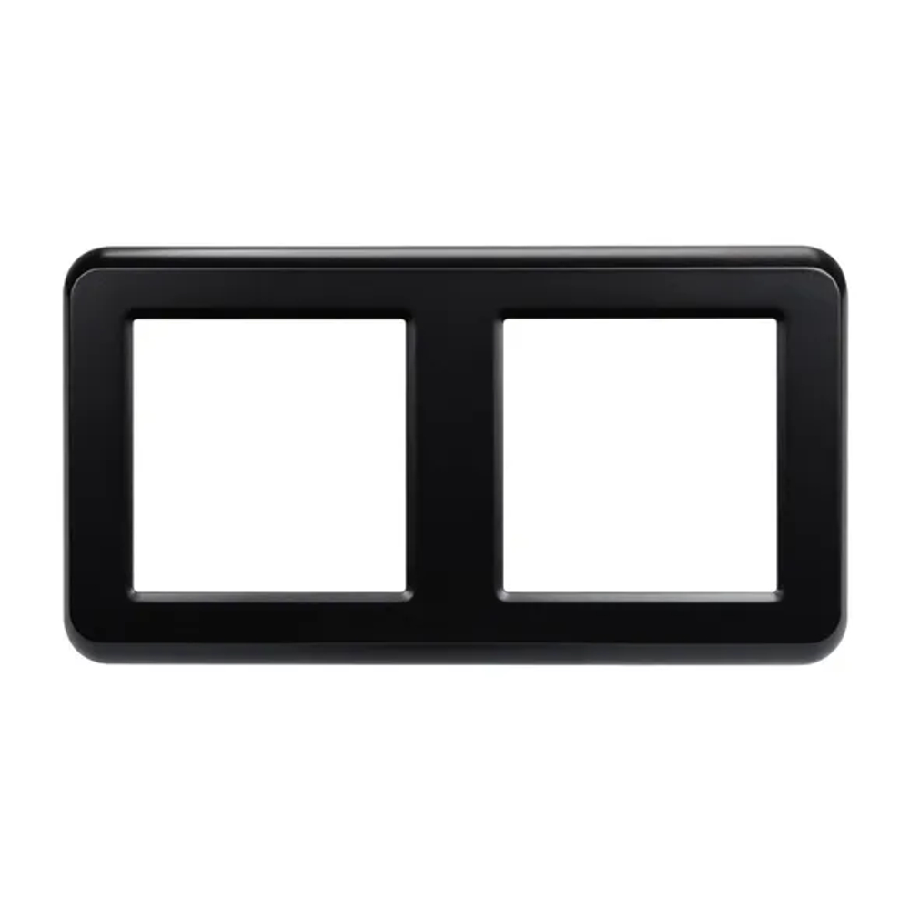 Рамка пластиковая FRM-VERSA-PL-2-BK (Arlight, -) 043778