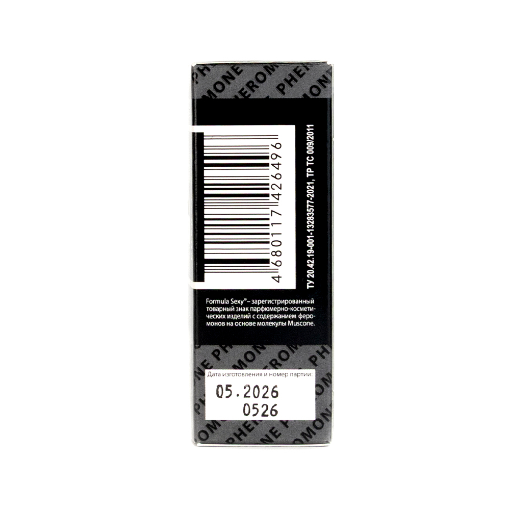 Парф.масло с феромонами для мужчин Formula Sexy "Platinum" - 18ml for men/24
