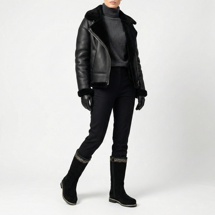 Унты женские из замши