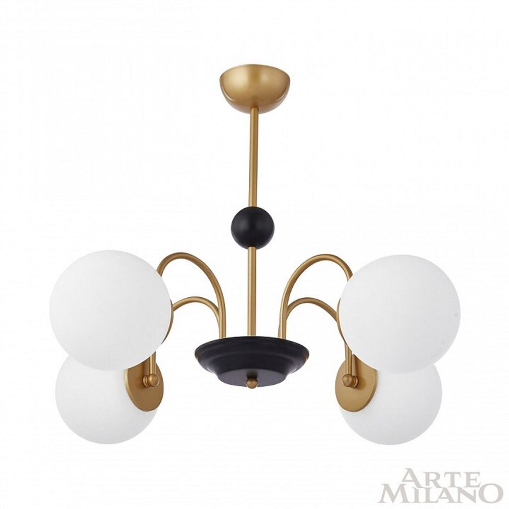 Люстра на штанге Arte Milano AM-Napoli 312066/D700/4 BS/BK