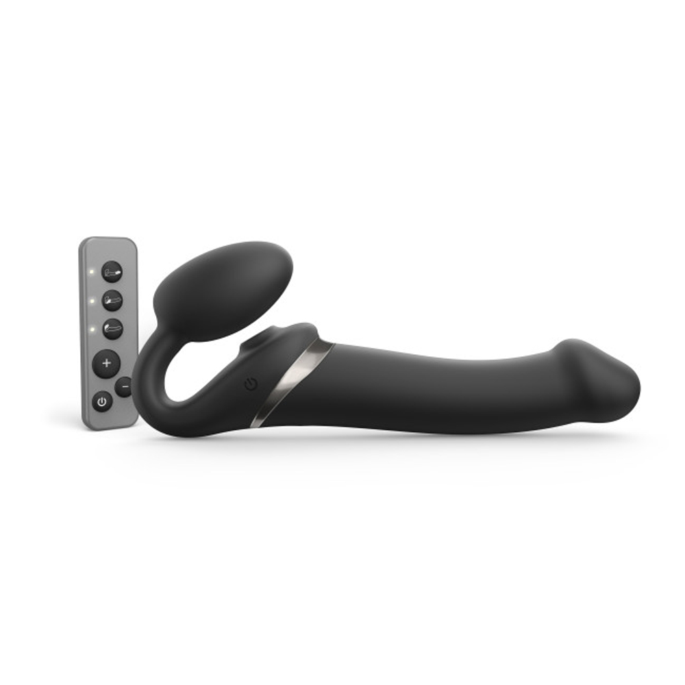 Strap-on-me Multi Orgasm - Безремневой вибрострапон с пультом ДУ, L
