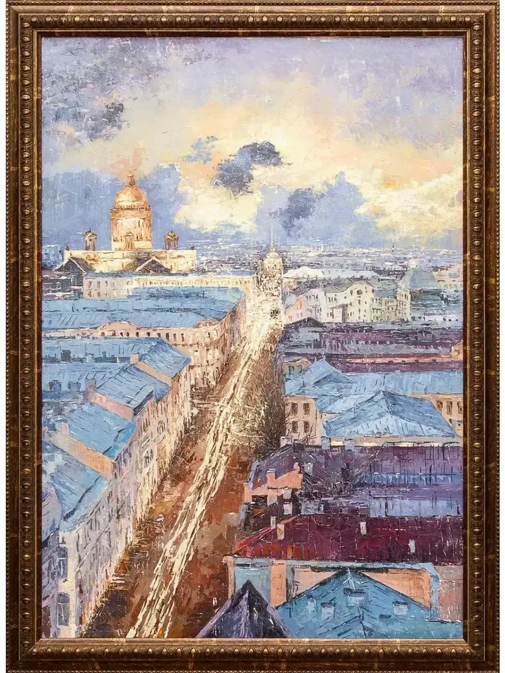 Картина маслом "Дорога в небеса" Клеверов