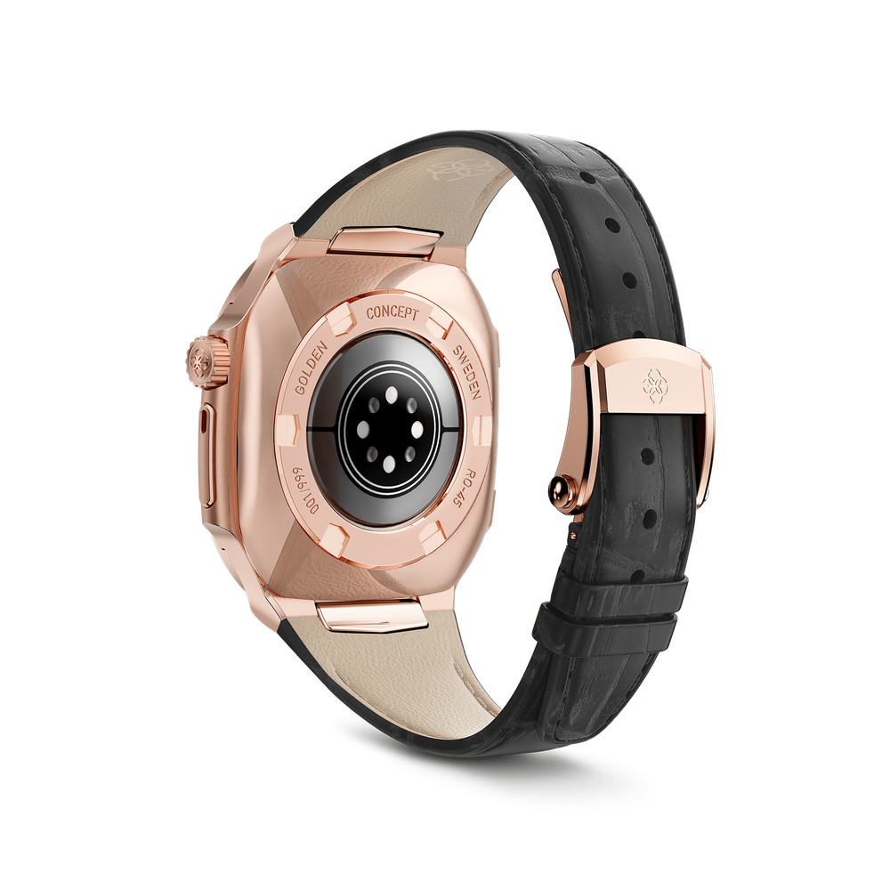 Корпус для Apple Watch ROYAL45 - Rose Gold Leather