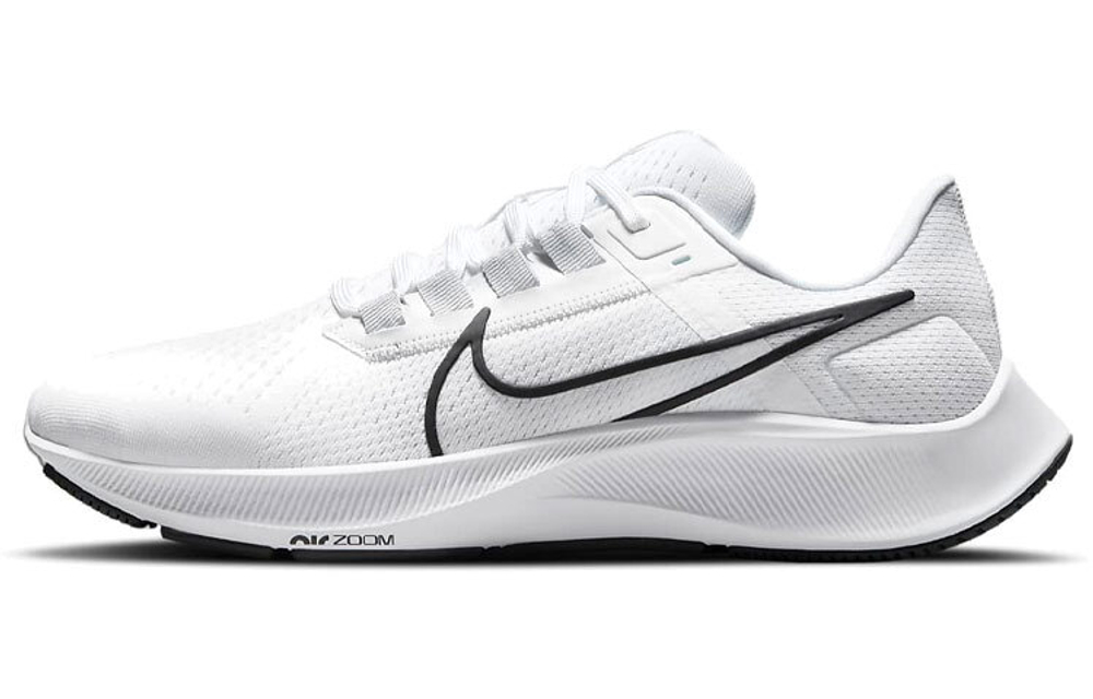 Nike Pegasus 38 comfortable and versatile shock absorption, non-slip, wear-resistant, low-top air cushion training running shoes men's white