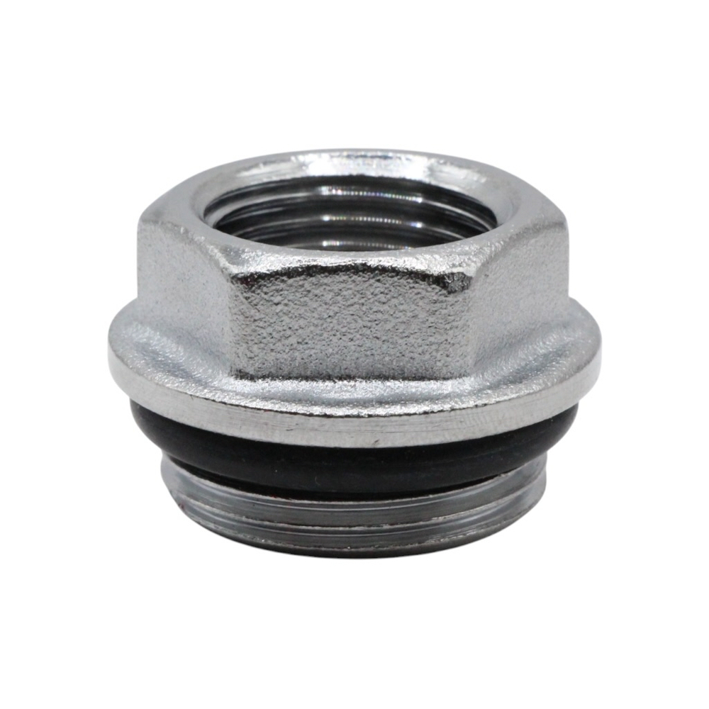 Хромированный концевой переходник FAR 3/4" НР х 1/2" ВР