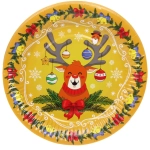 Тарелка бумажная 18 см в наборе 10 шт «Лесной праздник»