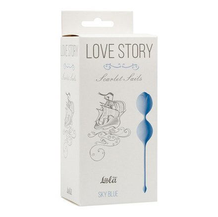 Вагинальные шарики Love Story Scarlet Sails Sky Blue 3003-04Lola