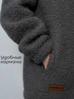 Куртка бомбер детская плюшевая