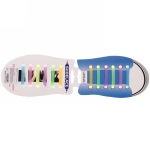 Шнурки силиконовые 12шт «Summer», матовые, цвет микс