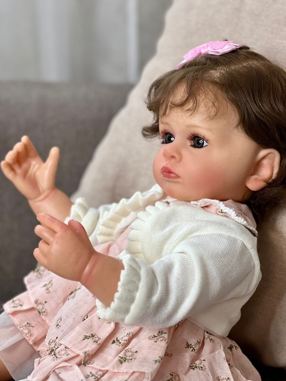 Кукла Реборн виниловая 55см в пакете (FA-280)