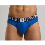 Мужские трусы брифы синие набор 2 в 1 Bikkembergs FASHION PUPINO BKK1USP06BI