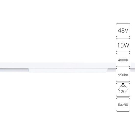 A4633PL-1WH СВЕТИЛЬНИК ПОТОЛОЧНЫЙ LINEA 48В 15Вт 950Лм 4000К 90+ 120°