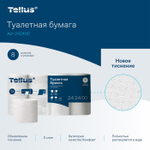 Туалетная бумага Tellus Комфорт T4 22400, 3-слойная, белая, 8 рулонов в упаковке