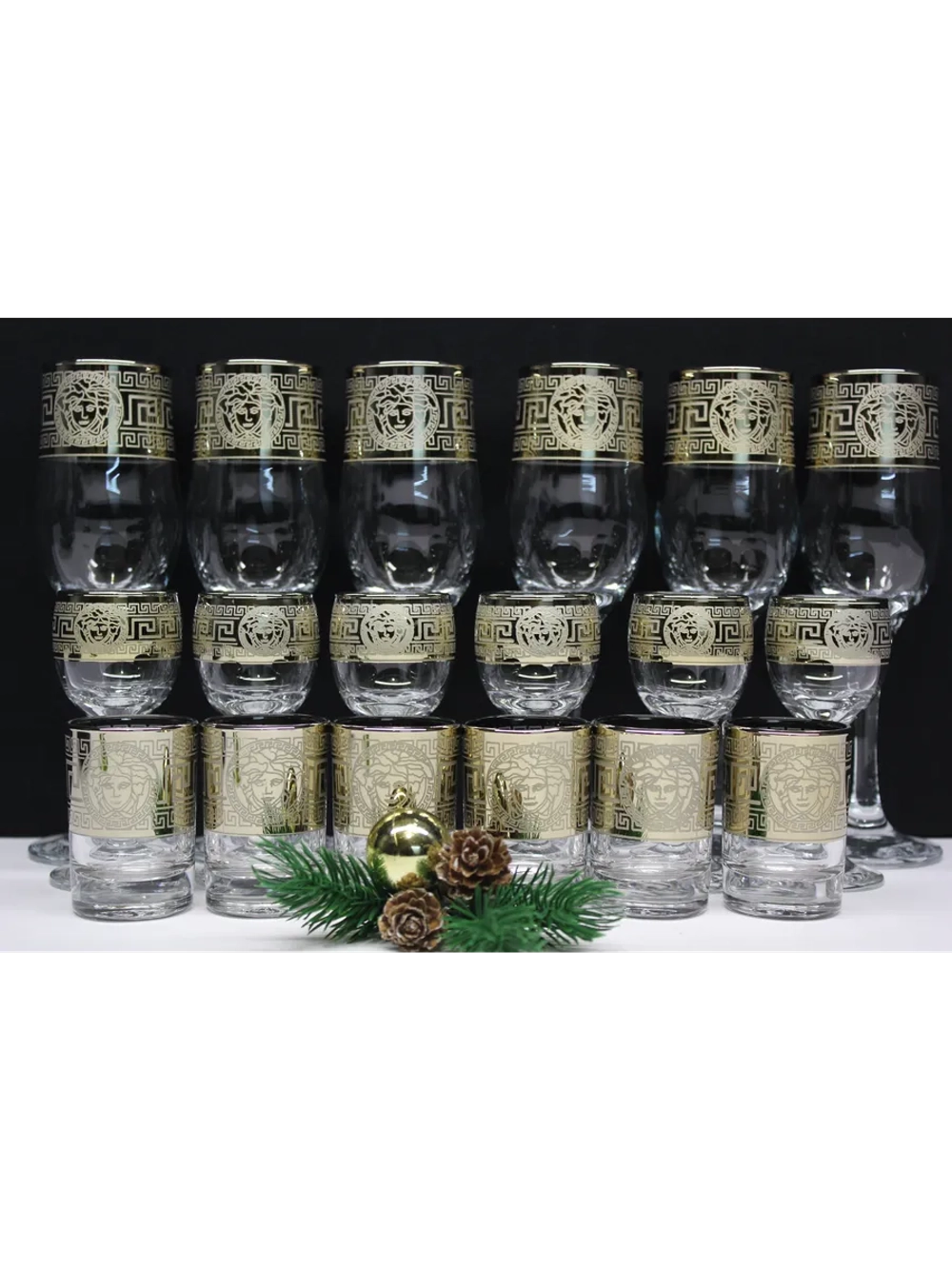 Барный набор 18 предметный с Бокалом