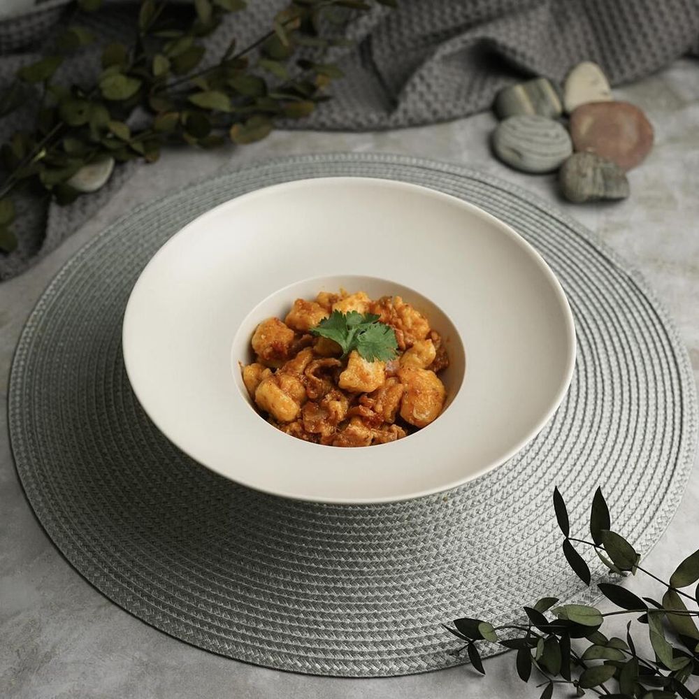 Тарелка глубокая 250 мл d 21 см h7,5 см для пасты   Noble [2]