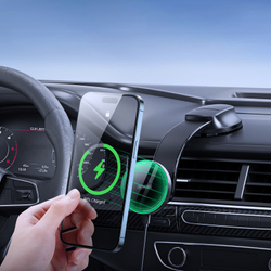 Магнитное беспроводное автомобильное зарядное устройство MagSafe, версия V3 Wireless Car Charger 15W, Duzzona
